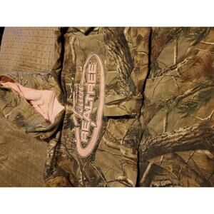 Realtree Girls L 12-14 Camo Hoodie Pink Logo Outfitters Ridge